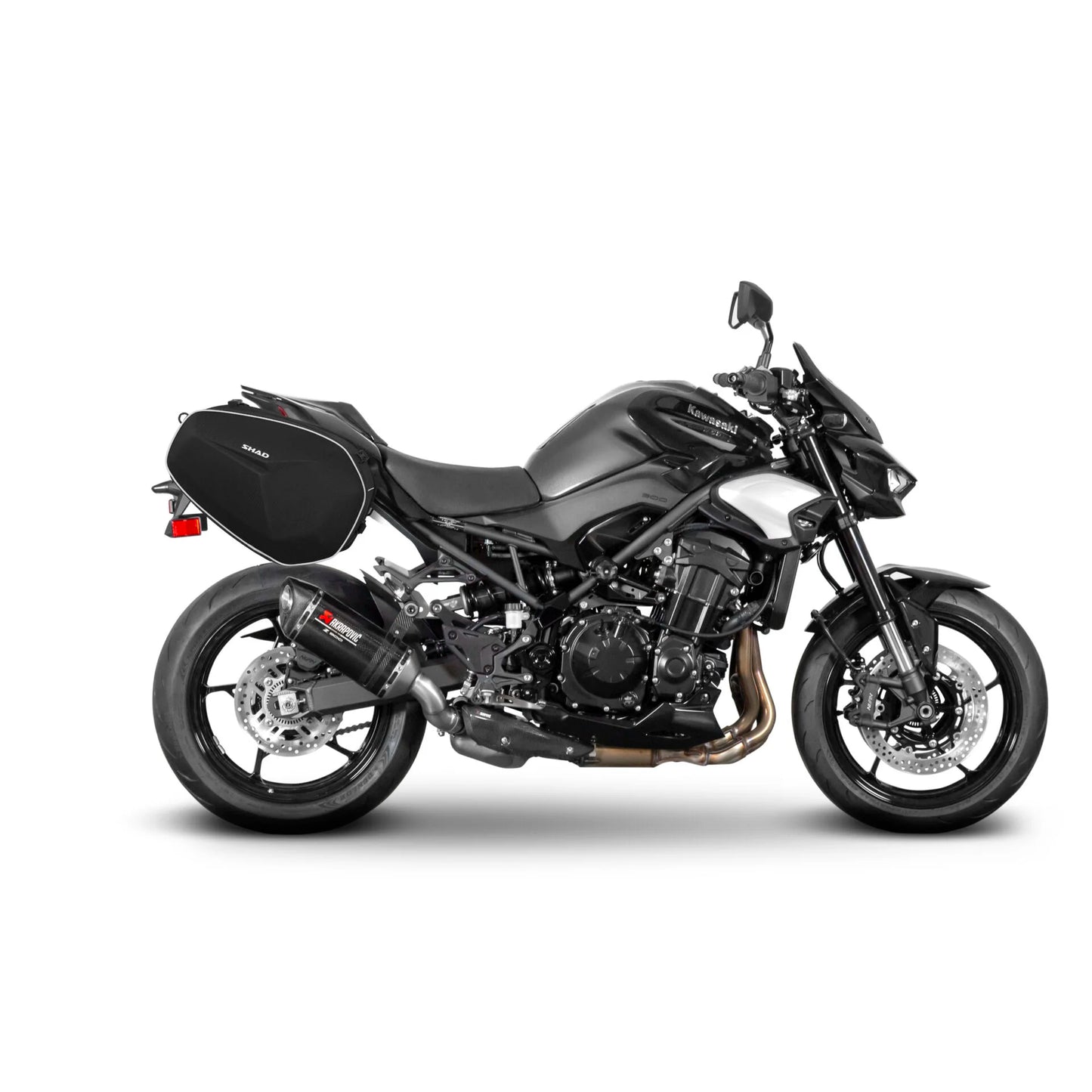 Kawasaki Z900 Fixation latérale pour sacoche