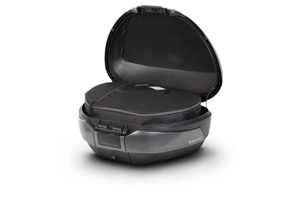 SH48 - Top Case Dark Grey + Carbon Cover + Backrest