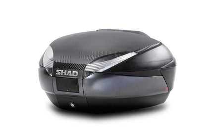 SH48 - Top Case Dark Grey + Carbon Cover + Backrest