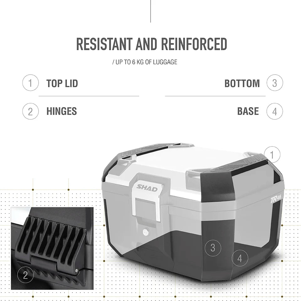 TR46 Top Case Terra Aluminum