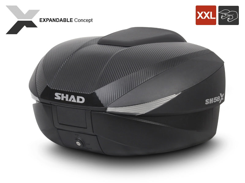 SH58X Expandable Top Case
